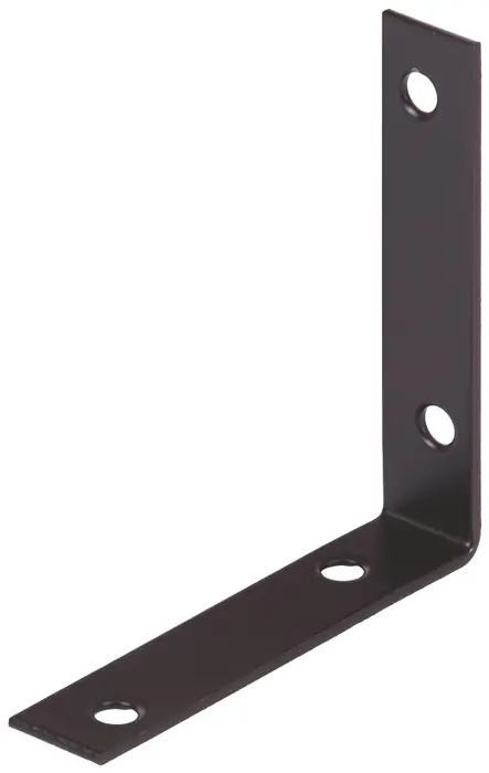 Stuhlwinkel L.75x75mm B.16mm S.1,75mm STA galv.blvz. schw. ku.-besch.Loch-D.5,5m VE: 25 Stück Mega-Angebot