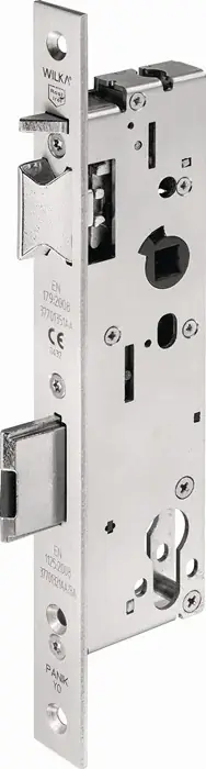 Must-Have Panik-Einsteckschloss 7667 Fkt.E ktg 24x245 mm/35/92 DIN L/R VA U-St.35mm WILKA