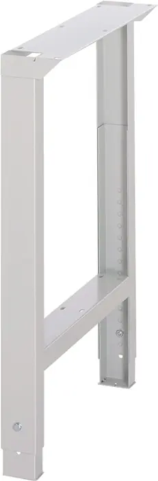 Werkbankfuß BK 650 verstellb.H750-1100xB70/120mm lichtgrau TECWERK Rabatt
