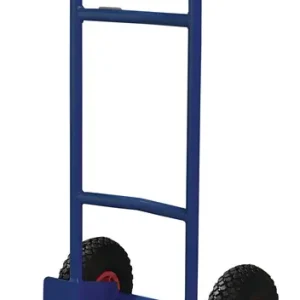 Stapelkarre H.1150mm Schaufel-L250xB320mm Luft-Bereifung Trgf.200kg blau TECWERK Bestseller
