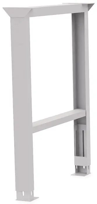 Super-Preis Werkbankfuß verstellb.H719-1019xB150mm lichtgrau BEDRUNKA+HIRTH