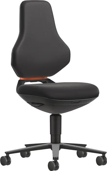 Arbeitsdrehstuhl TEXON Rl.Supertec schwarz 450-620mm BIMOS Super-Preis