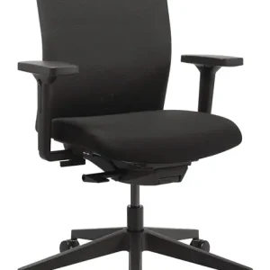 Bürodrehstuhl Synchr.-M.schwarz/schwarz 420-540mm m.Lehnen Trgf.110kg TOPSTAR Heißes Angebot