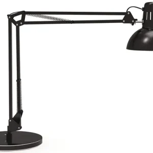 Abverkauf Schreibtischleuchte Metall schwarz H.49cm Standfuß LED MAUL