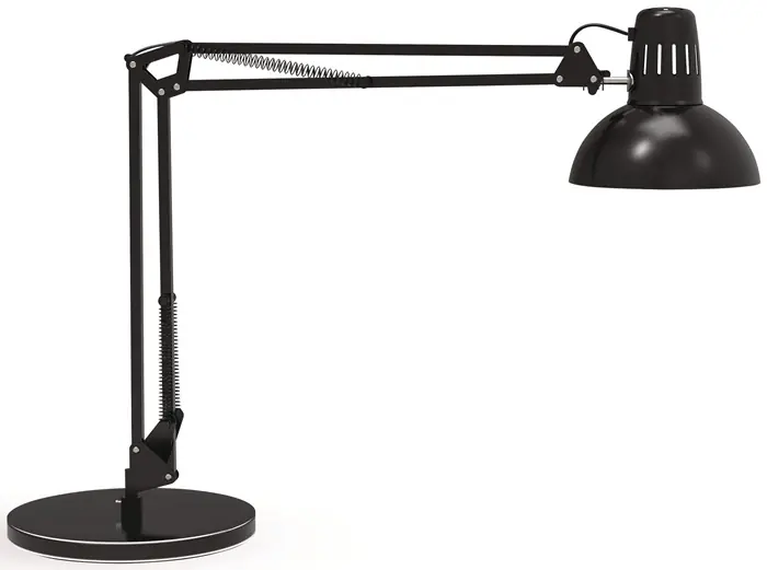 Abverkauf Schreibtischleuchte Metall schwarz H.49cm Standfuß LED MAUL