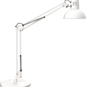 Schreibtischleuchte Metall weiß H.49cm Standfuß LED MAUL Meistverkauft