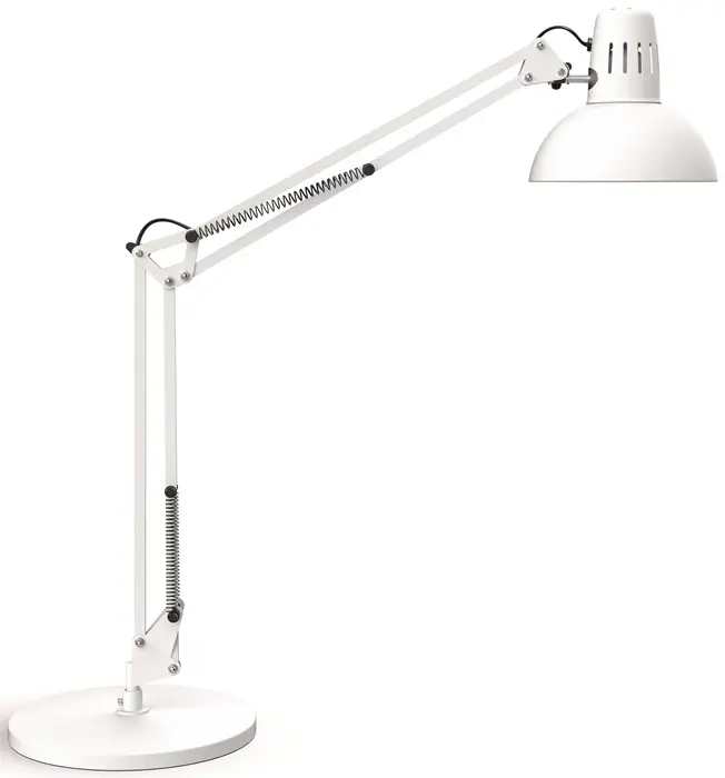 Schreibtischleuchte Metall weiß H.49cm Standfuß LED MAUL Meistverkauft