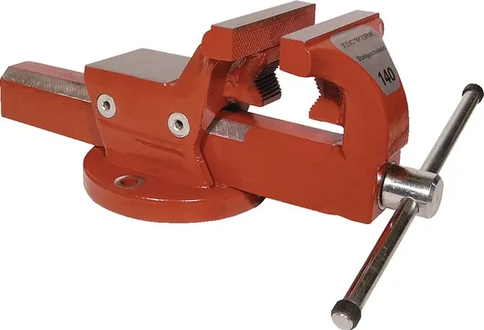 Parallelschraubstock Backen-B.120mm Spann-W.150mm m.Rohrsp.-B.TECWERK Bestpreis