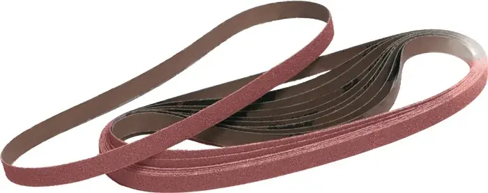 Neu Schleifband L.330mm B.10mm K.40 f.HO/Metall Korund TECWERK VE: 10 Stück