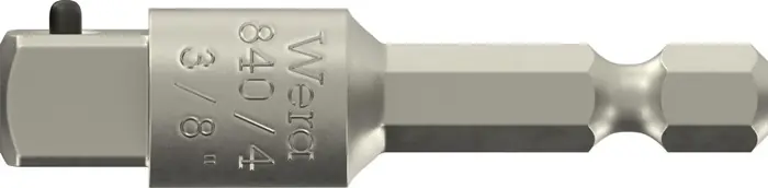 Abverkauf Adapter 870/4 Antriebs-6-KT.1/4 Zoll Abtriebs-4-KT.3/8Zoll CV-Molybdän stahlgrau