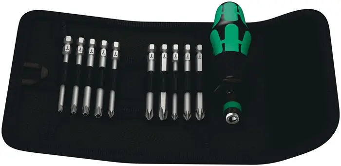 Preis Gesenkt Bitsatz Kraftform Kompakt 41 11teilig Handhalter/10Bits L.89mm Wera
