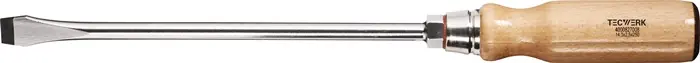 Schraubendreher Schneiden-B.14mm Klingen-L.250mm Holzgr.Rundkl.6KT.-Ans.TECWERK Preisknaller
