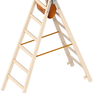 Layher Holzstehleiter 1038 beidseitig begehbar Nur Für Kurze Zeit