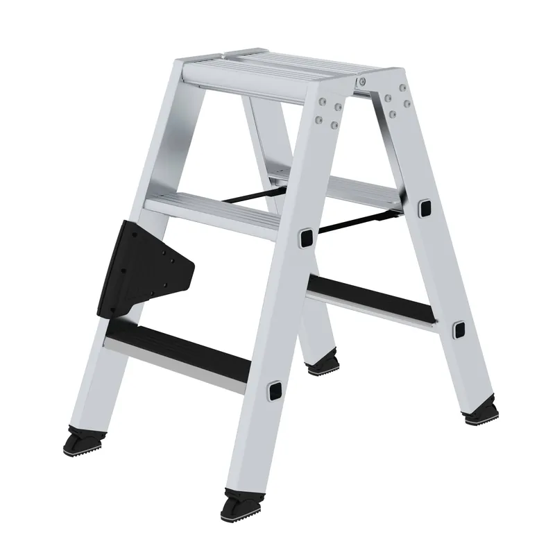 MUNK Stufen-Stehleiter beidseitig begehbar mit Clip-Step Neue Ware