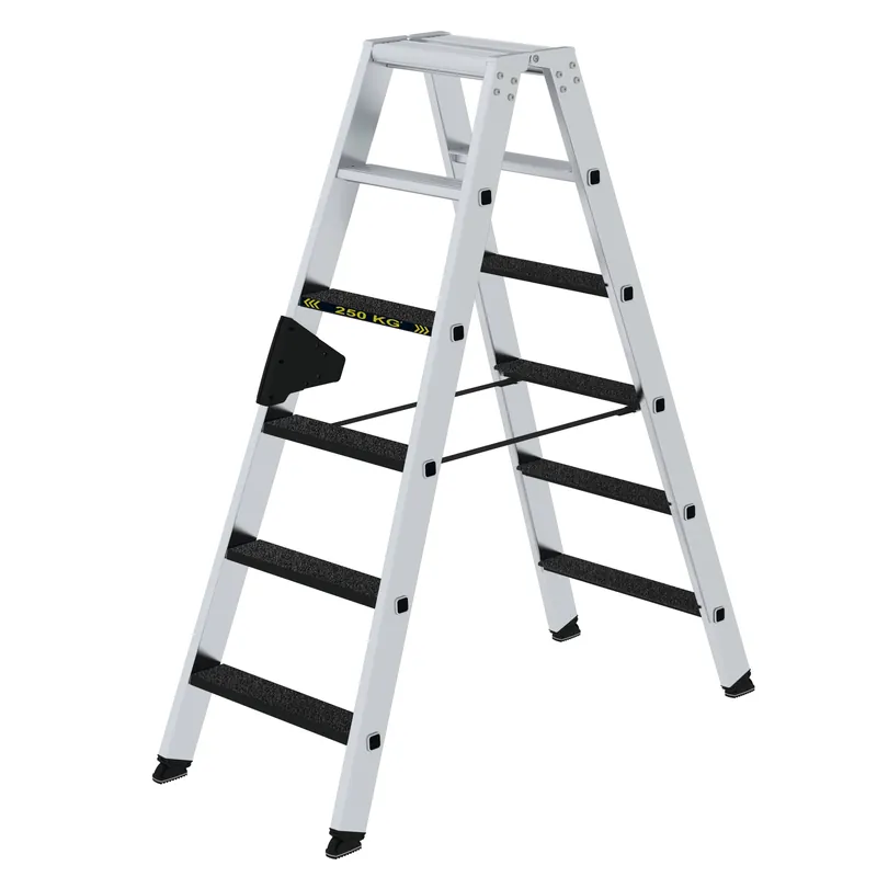 Nur Für Kurze Zeit MUNK Stufen-Stehleiter 250 kg beidseitig begehbar mit Clip-Step R13