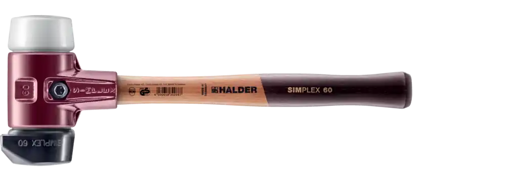 Abverkauf HALDER Schonhammer SIMPLEX Superplastik/Gummikomposition