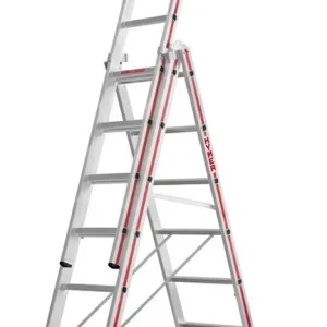HYMER Mehrzweckleiter 4047 - dreiteilig Preiswert