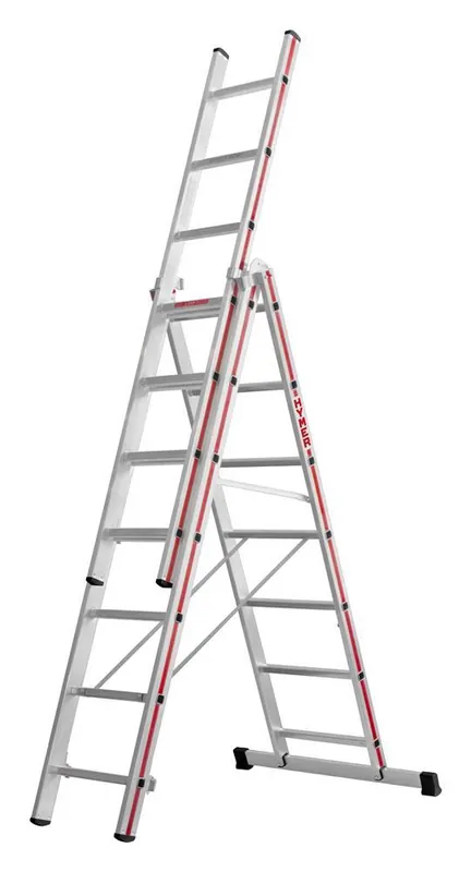 HYMER Mehrzweckleiter 4047 - dreiteilig Preiswert