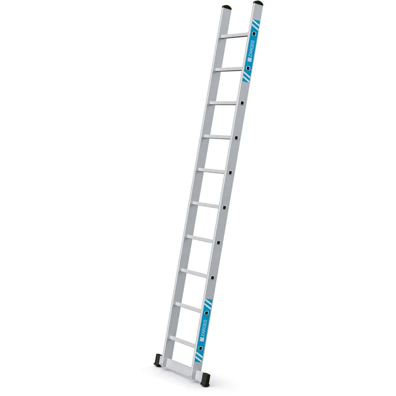 ZARGES Gebördelte Sprossen-Anlegeleiter Stella L - Aluminium natur Must-Have