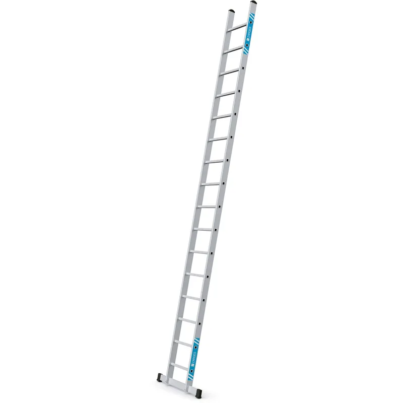 ZARGES Gebördelte Sprossen-Anlegeleiter Stella L - Aluminium natur Saisonangebot