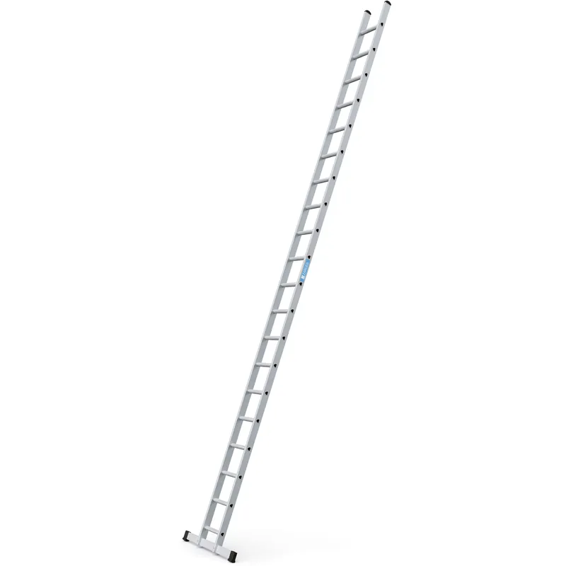 Versand Am Gleichen Tag ZARGES Gebördelte Sprossen-Anlegeleiter Strato DL - Aluminium natur