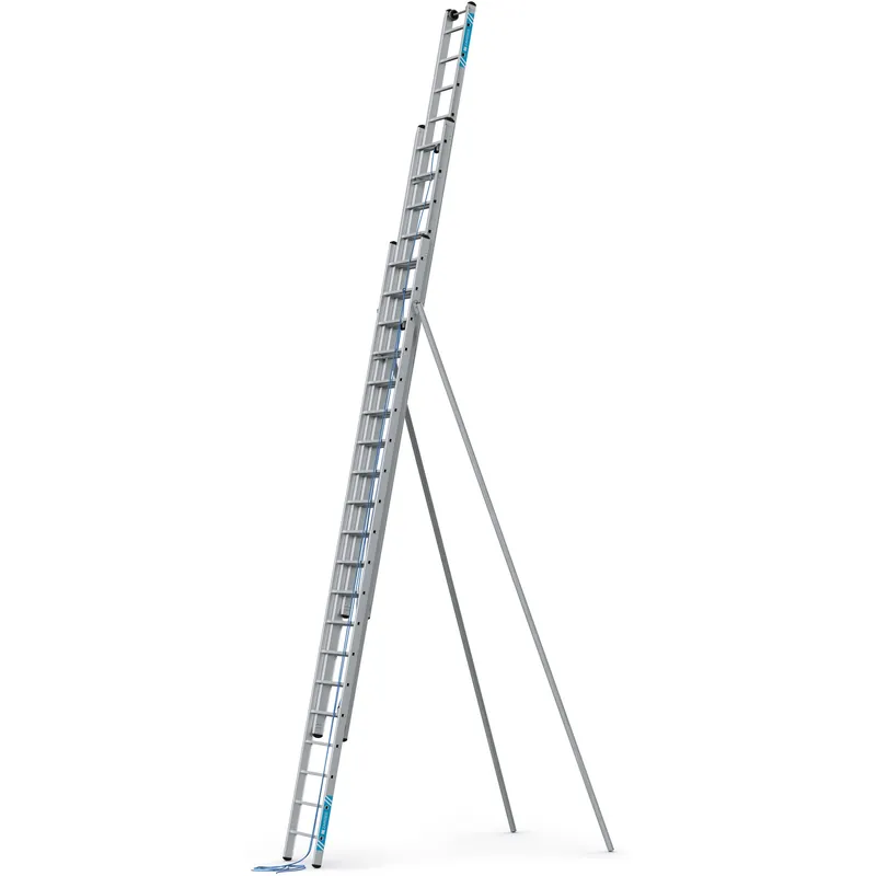 Letzte Chance ZARGES Gebördelte Sprossen-Seilzugleiter Skyline 3E - 3-teilig