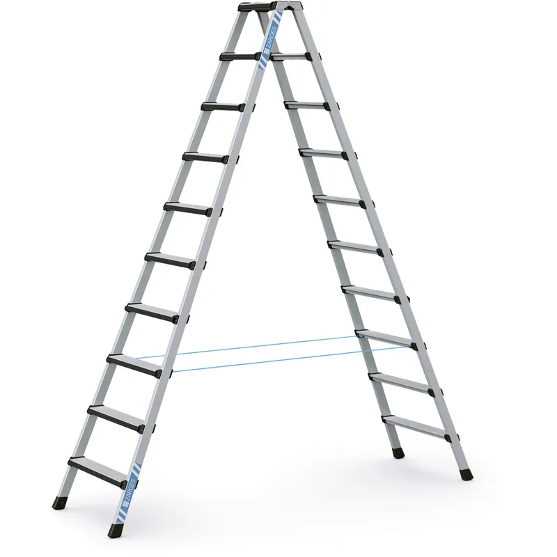 ZARGES Geschraubte Stufen-Stehleiter Comfortstep B - Aluminium eloxiert Aktuell