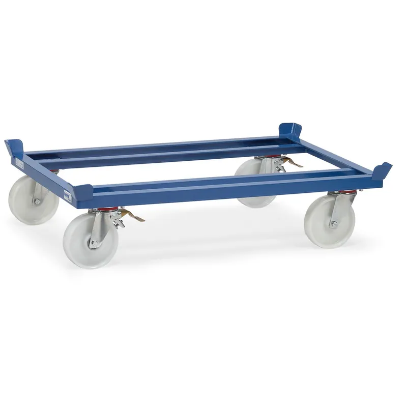Direkt Vom Hersteller fetra Paletten-Fahrgestell pulverbeschichtet blau/RAL 5007 für Routenzüge