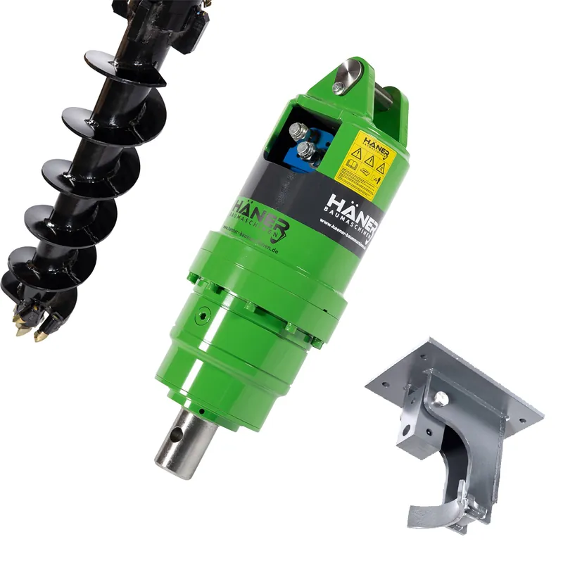 Echt HÄNER Bohrmotor-Set HEB inkl. Rückenstütze & Bohrkrone Ø200mm