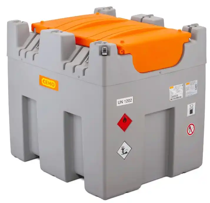 CEMO CUBE mobil Diesel-Tankanlage - 980 Liter mit E-Pumpe Günstig