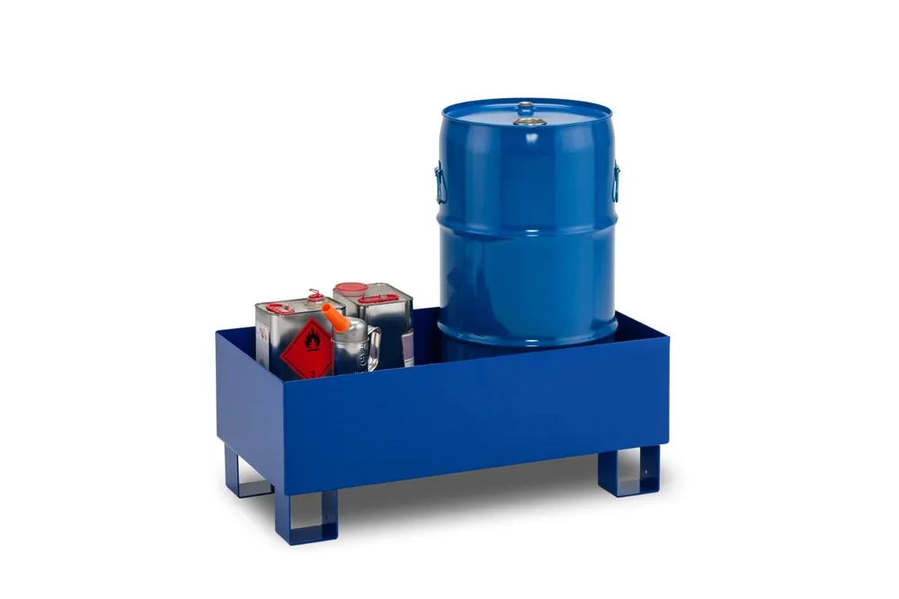 Markenprodukt CEMO Stahl-Auffangwanne für 60l Fässer