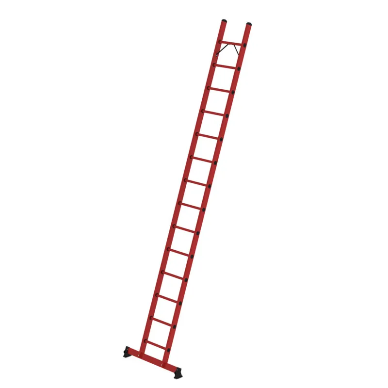 MUNK Sprossen-Anlegeleiter GFK mit nivello®-Traverse Letzte Chance