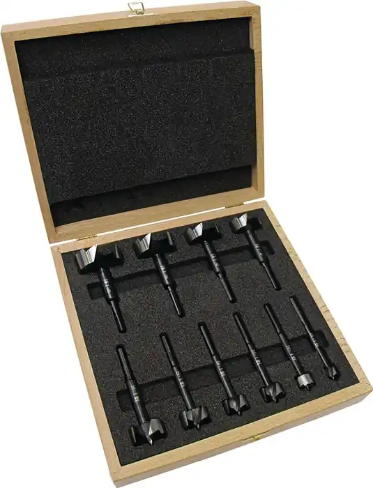 Forstnerbohrersatz BLACK SHARK PRO 10-tlg.D.15,20,25,26,30,35,40,45,50,55mm Meistverkauft