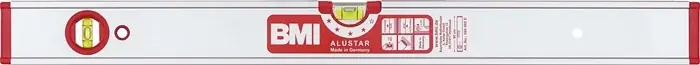 Wasserwaage ALUSTAR 50cm Alu.silber ± 0,5 mm/m BMI Billig