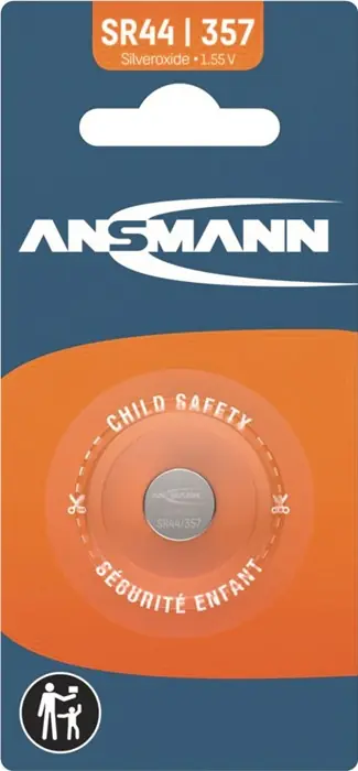 Knopfzelle 1,55 V 133 mAh SR44 11,6x5,4mm 1 St./Bl.ANSMANN VE: 10 SB-Karten/Packungen Versand Am Gleichen Tag