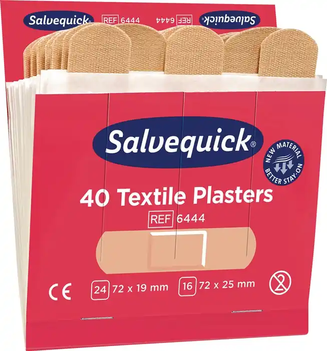 Abverkauf Pflasterstrips Salvequick elastisch 6 Nachfüllpack je 40 St.SALVEQUICK