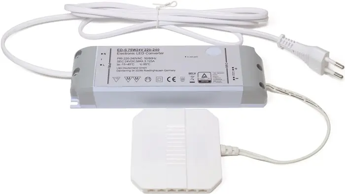 Schnäppchen LED-Konverter 230 V 24 V 75 W 12-fach Verteiler L&S
