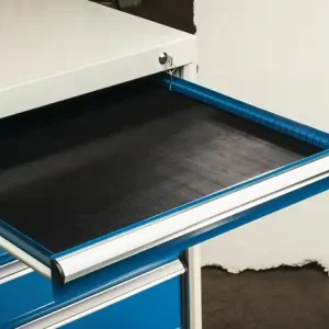 Schubladengummieinlage schwarz f.Schrank-B.572mm f.Schubl.H 50-175mm Finale Aktion