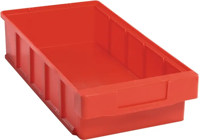 Regalkasten VKB L400xB186xH83mm rot PP LA-KA-PE VE: 8 Stück Geprüft