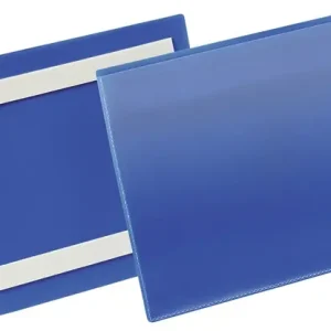 Etikettentasche B210xH148mm blau selbstkl.50St./Pack DURABLE Abverkauf