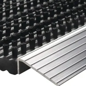 Highlight Fußmatte Alu-Anlaufkante schwarz/silber PP/Alu L430xB750xS22mm