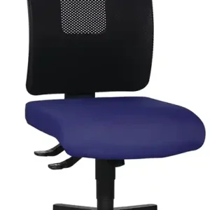 Bürodrehstuhl m.Synchr.-Techn.schwarz/blau 450-550mm Trgf.110kg TOPSTAR Preis Gesenkt