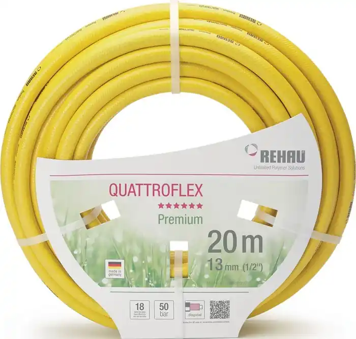 Wasserschlauch Quattroflex L.25m ID 13mm AD 18mm REHAU VE: 25 Meter Sale