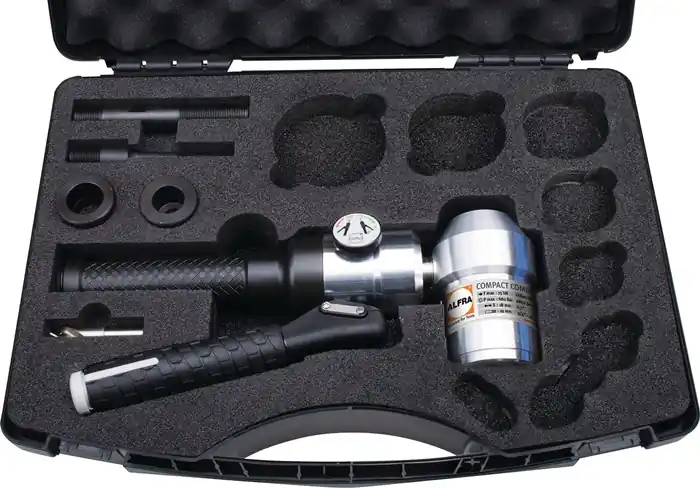 Handhydraulikstanze COMPACTCOMBI® 90 Grad 75 kN 680bar ALFRA Preisknaller
