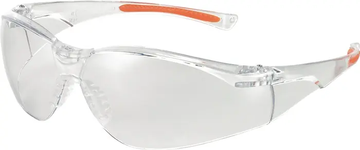 Schutzbrille 513 EN 166,EN 170 FT K Bügel klar orange,Scheibe klar PC UNIVET Preisknaller