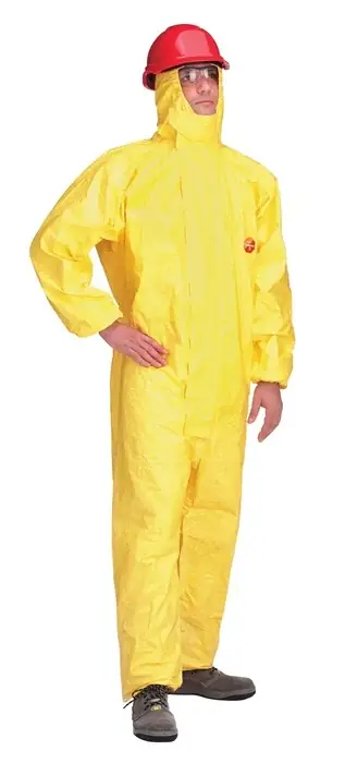 Neu Im Sortiment Schutzanzug Tychem® 2000 C Gr.XL gelb PSA III DUPONT