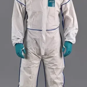 Sale Schutzoverall AlphaTec® 1800 Comfort Gr.L weiß/blau PSA III ANSELL