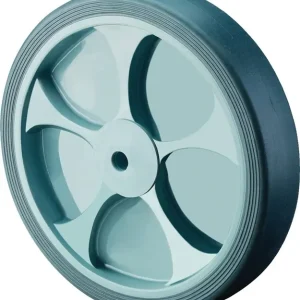 Ersatzrad D.125mm Trgf.120kg Gum.grau Achs-D.15mm Nabenl.50mm BS ROLLEN Finale Aktion