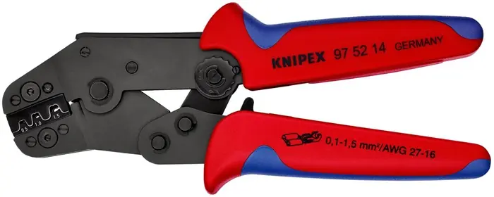 Begrenztes Angebot Crimpzange kurze Bauform L.195mm 0,1-1,5 (AWG 27-16) mm² KNIPEX