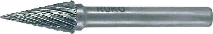 Heißes Angebot Frässtift SKM D.12mm Kopf-L.25mm Schaft-D.6mm HM Blank Verz.KVZ 4 RUKO